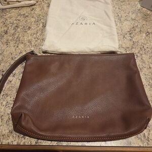 New Azaria Zippered Clutch Bag With Dust Cover